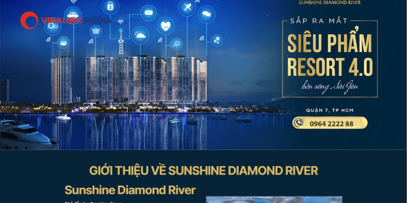 Mẫu Landing page bán hàng Bất động sản 2024